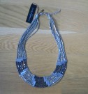 Halsband Hematit/Silverpläterade Pärlor Magda Dansk Smykkekunst