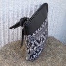 Mönstrad Svart Vit Sminkväska Bags by Dansk