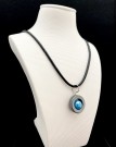 Halsband Hematit Med Turkos Pärla Selma Magnani Smyckesdesign