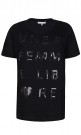 Svart T-shirt Med Paljett text