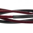 Armband THORDIS SLIM Rött/Hematit. Dansk Smykkekunst
