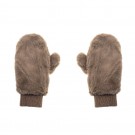 Bruna Tumvantar Med Fuskpäls