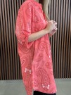 Gemini - Disa Peach Lång Blus Paisley