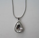 Kort Halsband Vit Droppe