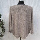 Gemini - Elisa Beige Stickad Tröja Med Lurex