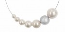 Halsband Stora Vita Pärlor Natasha Dansk Smykkekunst
