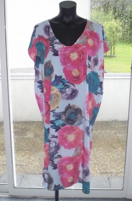 Kaftan Mönstrad Viskos
