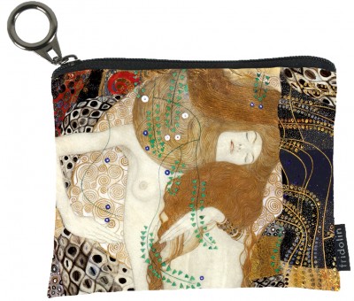 Portmonnä sminkväska konstmotiv Gustav Klimt