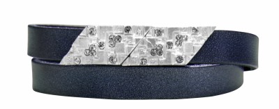 Blått Läderarmband LEXIE Dansk Smykkekunst