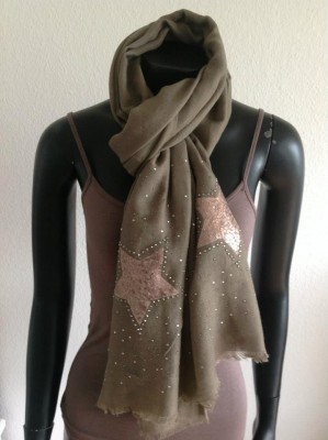 Scarf Armygreen Koppar
