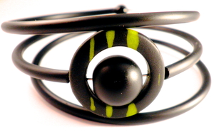 Gummiarmband Saturnus Grön