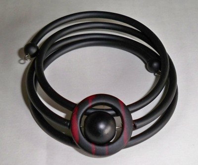 Gummiarmband Saturnus Röd