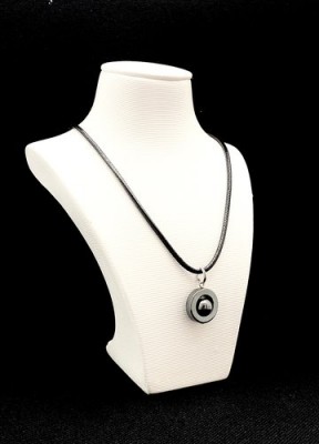 Halsband Hematit Med Grå Pärla Selma Magnani Smyckesdesign