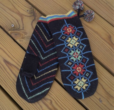 Börjesson. Stickade tumvantar Sundborn