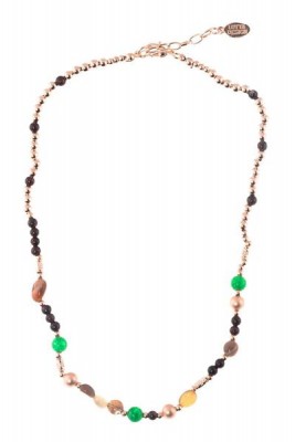 Halsband med halvädelstenar. Lotta Design of Sweden