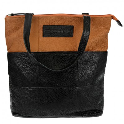 Skinnväska Kasse Svart Brun